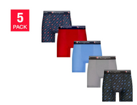 Champion Boys - Performance Boxer Brief, Dress Blues Logo (5-Pack)