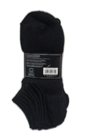 Bebe Logo Socks Black patterns & Colors, Size (4 -10) (9 Pairs)