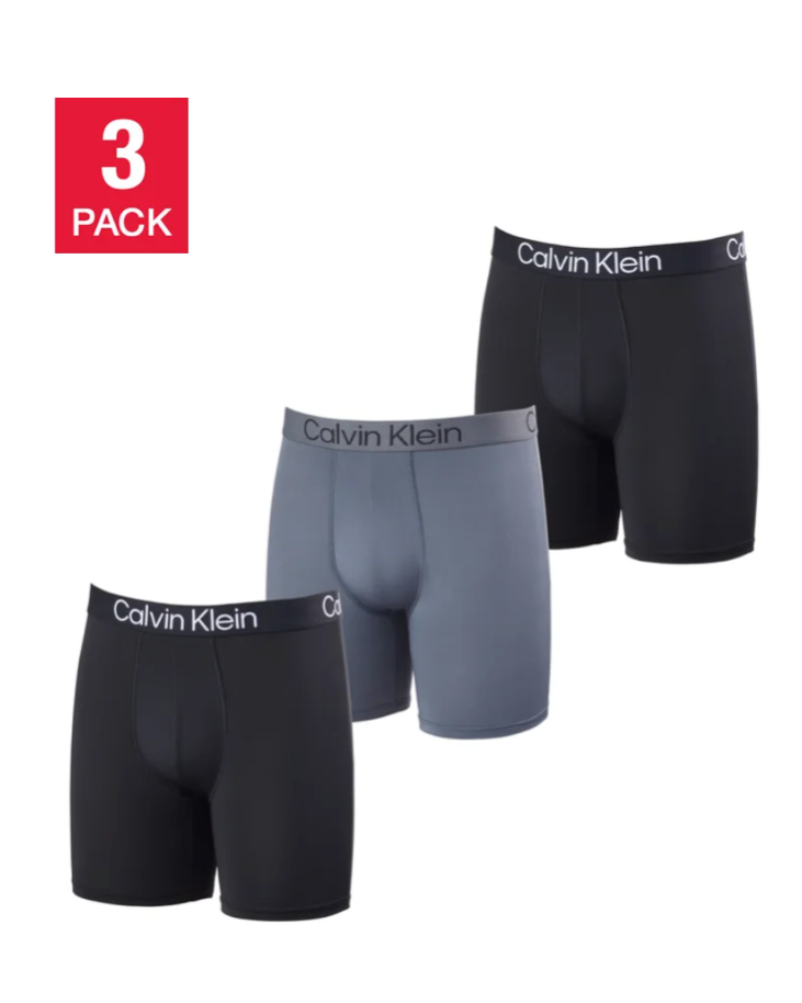 Calvin Klein Men's Boxer Brief, Assorted Colors (3-pack)