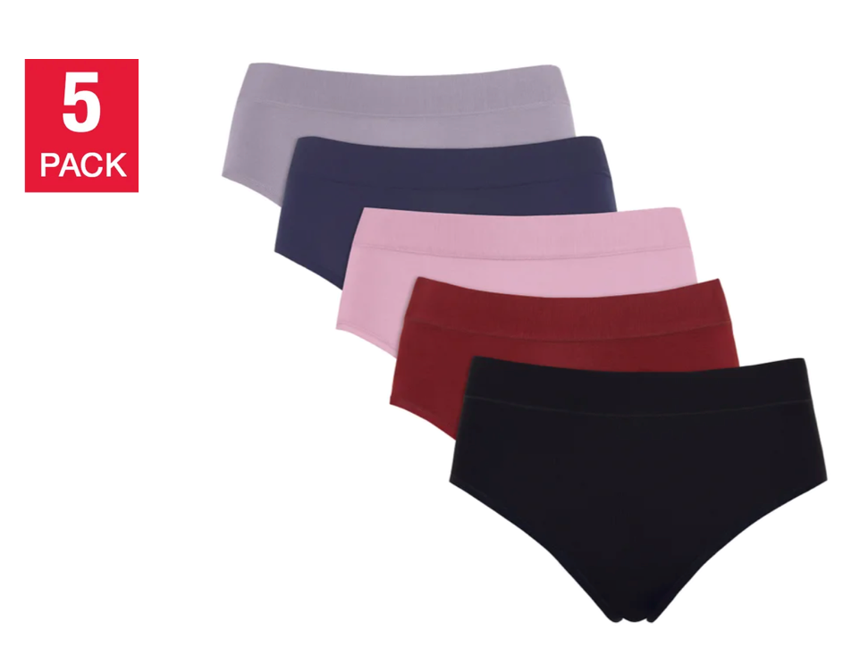 Carole Hochman Midnight ladies Hipster (5-Pack)