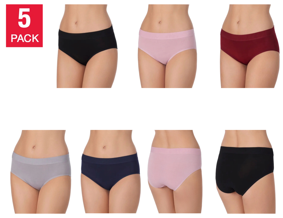 Carole Hochman Midnight ladies Hipster (5-Pack)