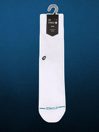 Stance Icon Men's - Crew Sock, White (3-Pack)