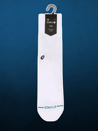 Stance Icon Men's - Crew Sock, White (3-Pack)