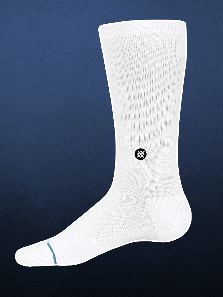 Stance Icon Men's - Crew Sock, White (3-Pack)
