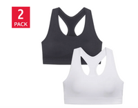 Skechers Women's Seamless Racerback Sports Bra, (2-pack)