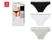 Calvin Klein Women’s Bikini, Assorted (3-Pack)