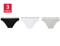 Calvin Klein Women’s Bikini, Assorted (3-Pack)