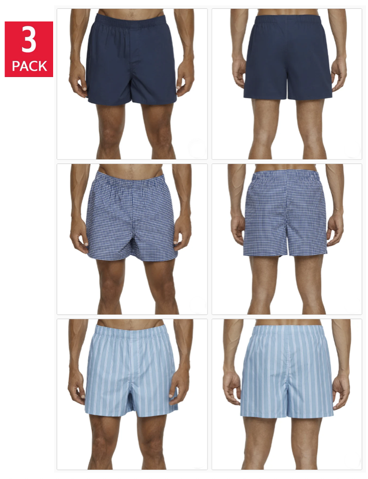 Banana Republic Men's Woven Boxer - Assorted Colors (3-Pack)