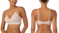 DKNY Women's Seamless Bra, Black  (2-Pack)