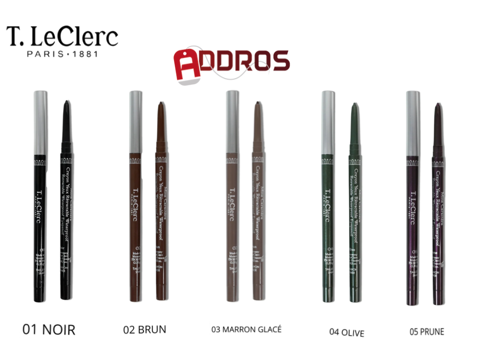 T-Leclerc Cosmetics Waterproof Eye Pencil Mine Charactere