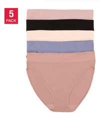 Felina | Pima Cotton Hi-Cut Underwear - City Basics (5-Pack) 932