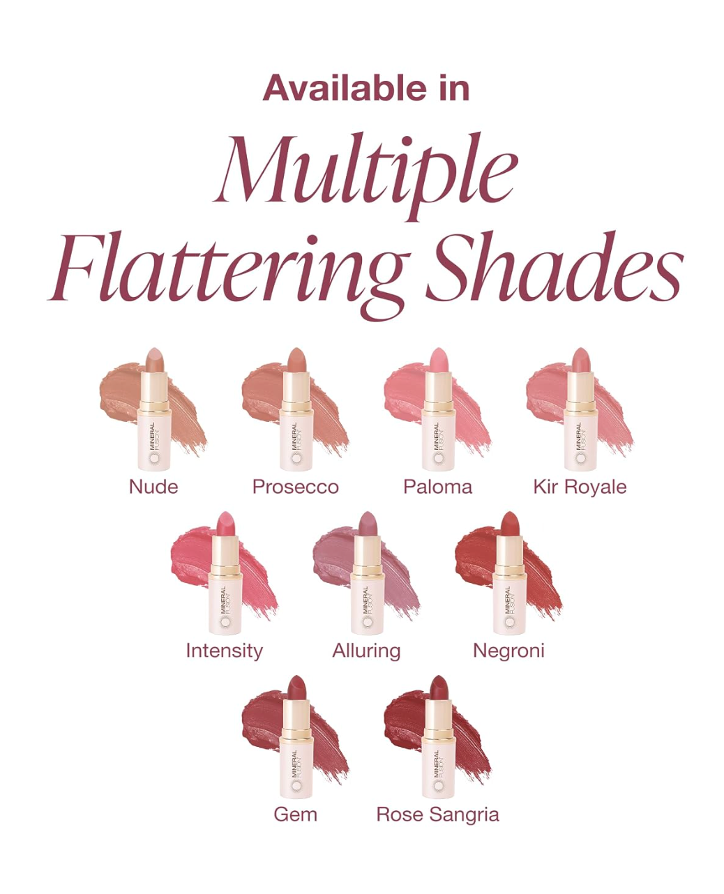 Mineral Fusion Lipstick, 0.137 Ounce