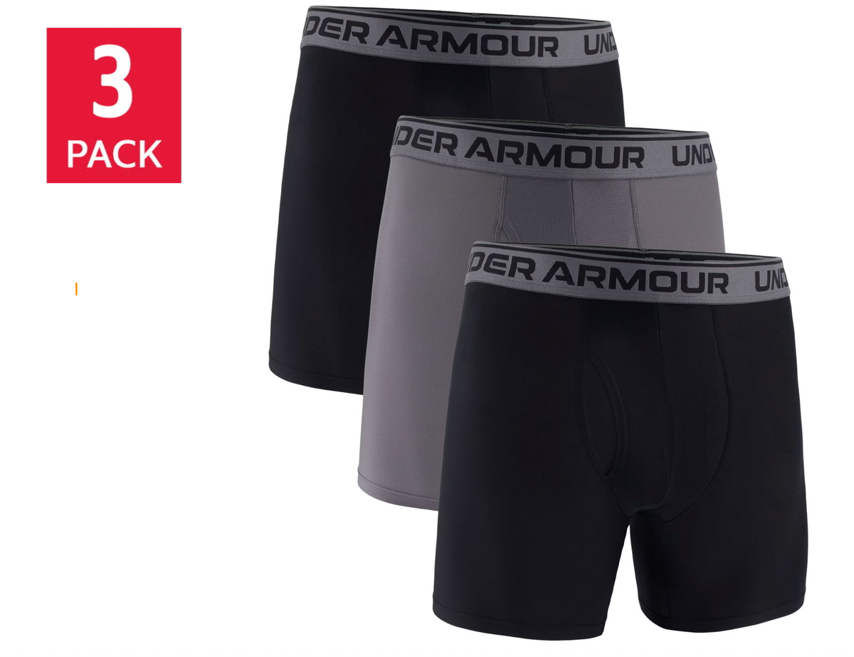 Under Armour Men's - Boxer Brief  - Assorted Colors  (3-Pack)