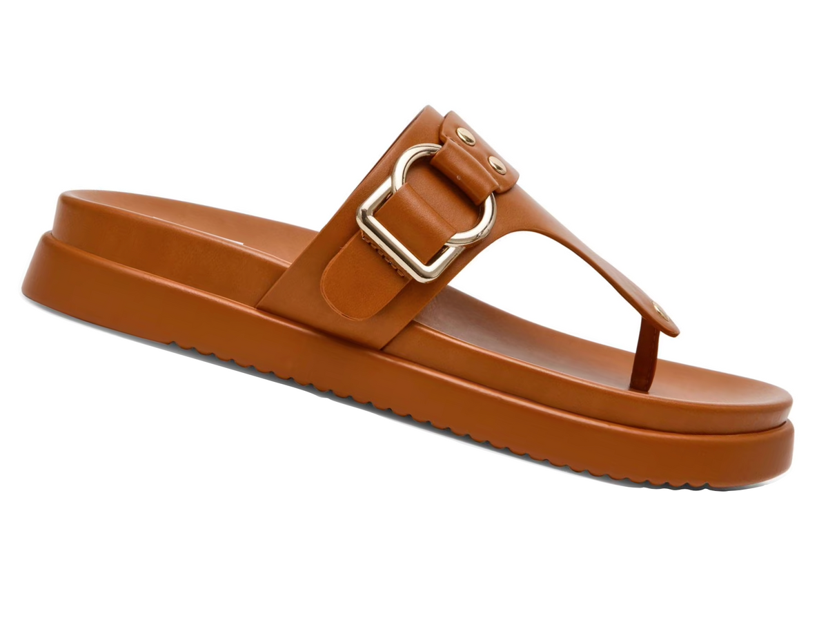 DV by Dolce Vita Women's Footbed Sandal, Tan
