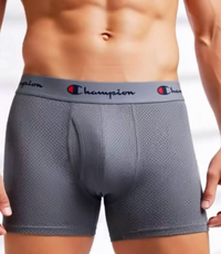 Champion Men's Performance Mesh Boxer Brief, (5-Pack)