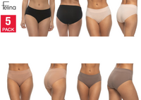 Felina Women's Pima Cotton Hipster, Assorted Colors (5-Pack)