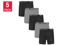 Champion Men's Performance Mesh Boxer Brief, (5-Pack)