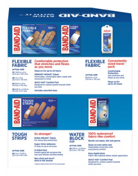 Band-Aid Adhesive Bandages, Assorted (198-Count)