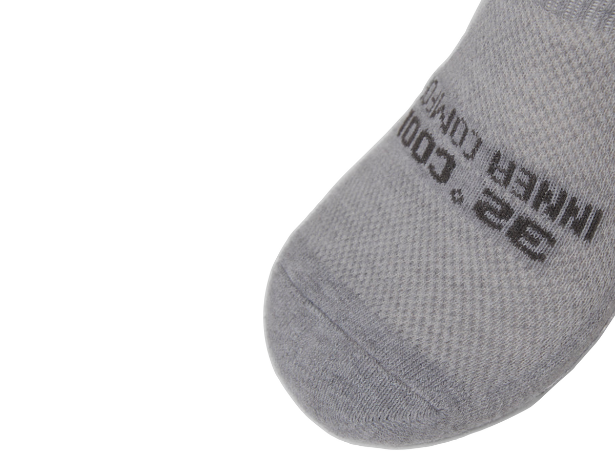 32 Degrees Men's Cool Comfort Socks, No Show, Grey/Black/Navy (6-Pack)