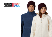 32 Degrees The Waffle Sherpa-Lined Beanie Bordeaux (One Size) (1-Pack)