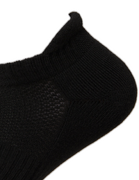 32 Degrees Women's Cool Comfort Ankle Running Socks, Black (6-Pack)