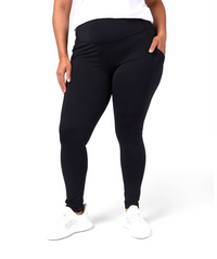 32 Degrees Women's High-Waist Active Full Length Legging, Black