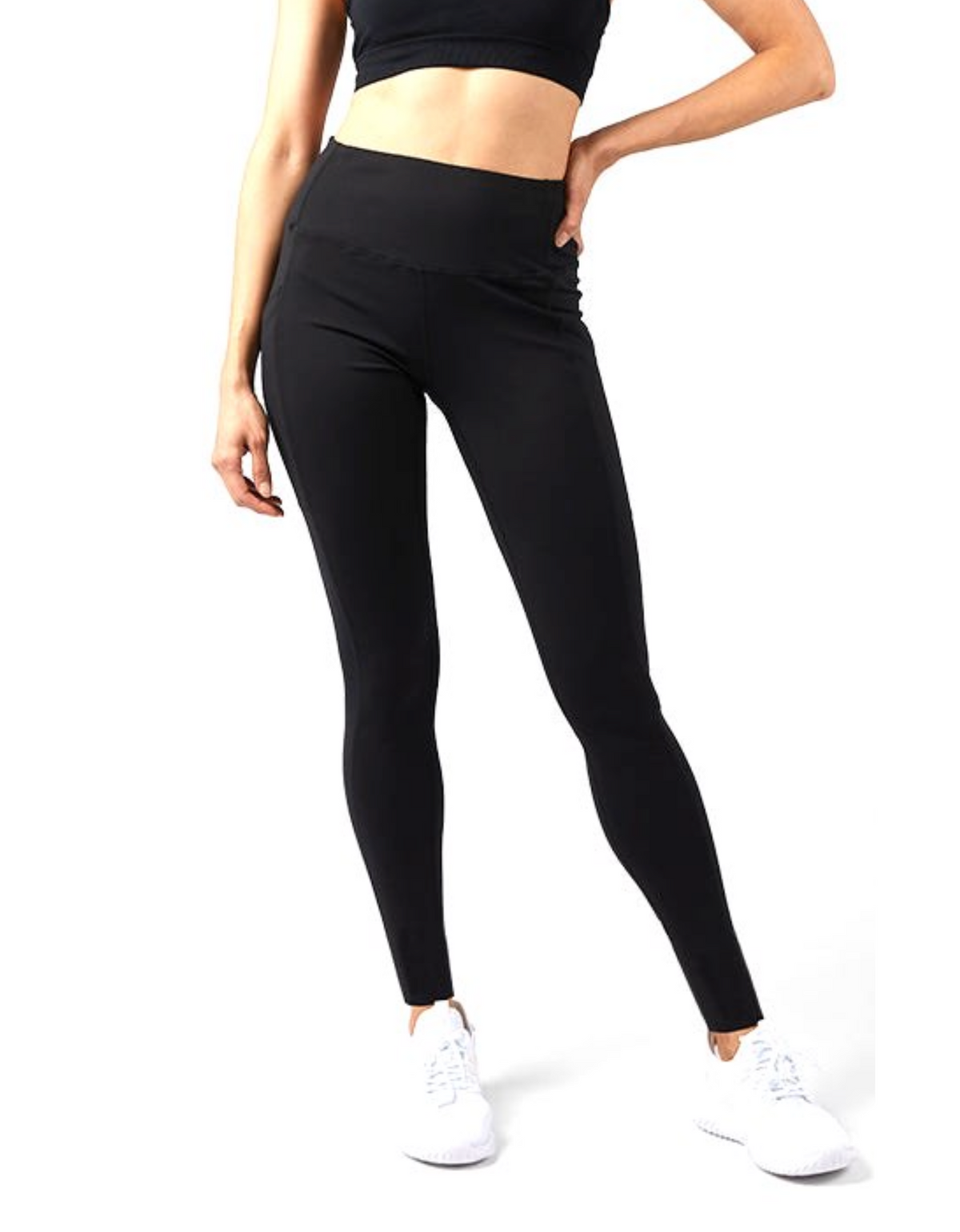 32 Degrees Women's High-Waist Active Full Length Legging, Black