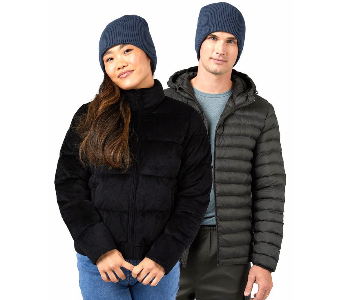 32 Degrees The Waffle Sherpa-Lined Beanie, Bordeaux (One Size) (1-Pack)