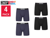 32 Degrees Men's Cool Classic Boxer Brief, Assorted Colors (4-Pack)
