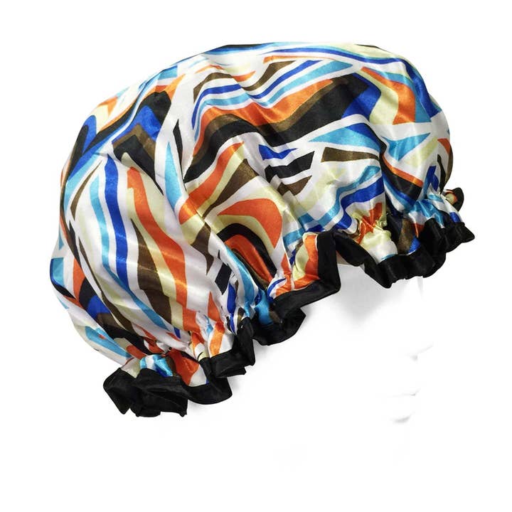 Wrapables Trendy Satin Shower Cap, Suave