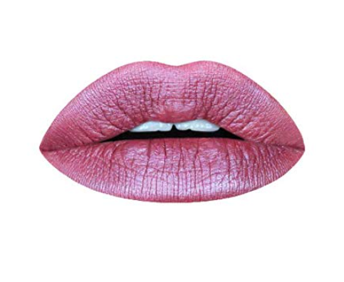 Aromi Beauty - Metallic Liquid Lipstick, Sugared Mauve
