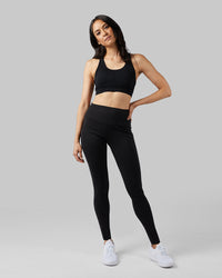32 Degrees Women's High-Waist Active Full Length Legging, Black