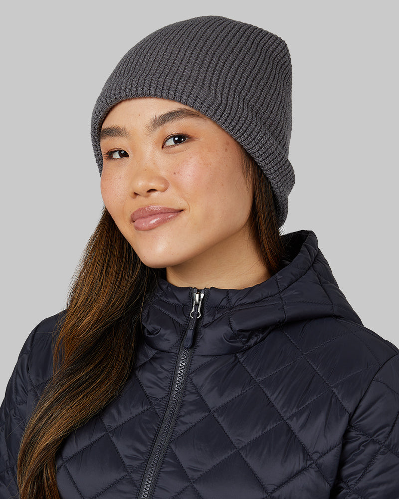 32 Degrees Unisex Waffle Sherpa-Lined Beanie (One Size) (1-Pack)