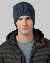 32 Degrees Unisex Waffle Sherpa-Lined Beanie (One Size) (1-Pack)