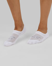 32 Degrees Women's Cool Comfort No-Show Socks, White (6-Pack)