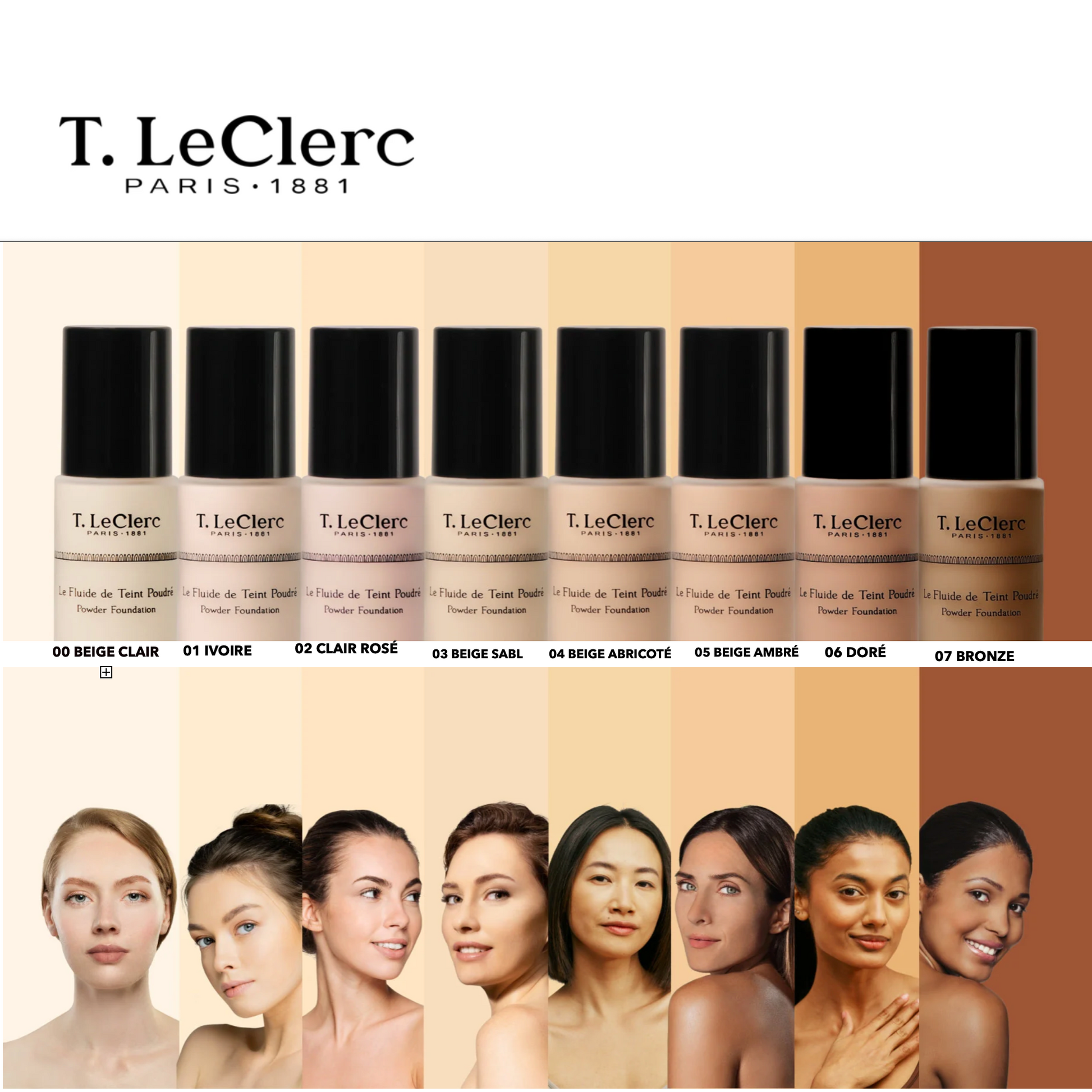 T-Leclerc Cosmetics Foundation Spf 15 - Powdery Matte Finish