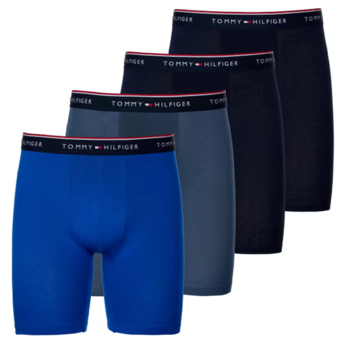 Tommy Hilfiger Men's Boxer Brief, (4-Pack)