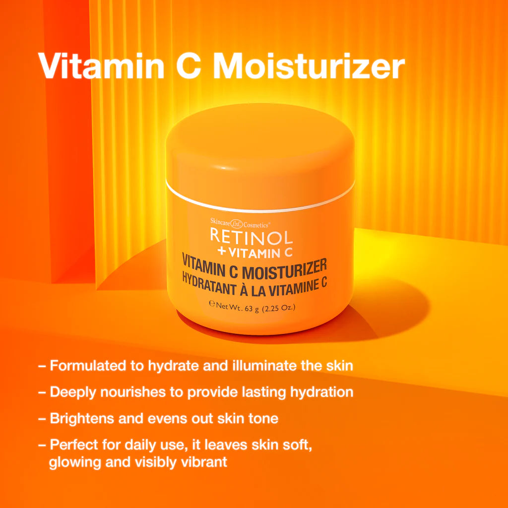 RETINOL Vitamin C Moisturizer with Vitamins A + C + Botanical Extracts