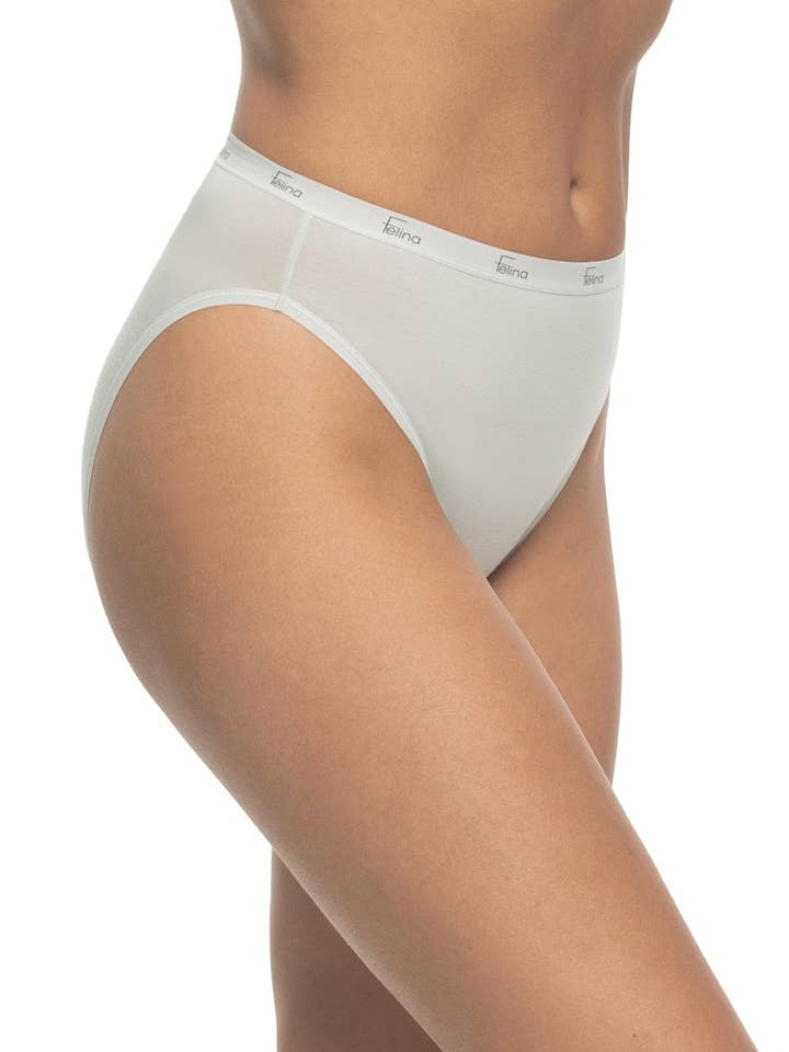 Felina | Signature Cotton Hi-Cut 5-Pack - Glacier Pink # 547 (5-Pack)