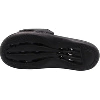 NORTY Mens Drainage Slide Sandals Adult Male Footbed Sandals, (C1023) Black