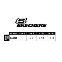 Skechers Women's Super Soft Low-Cut Sock - Black Pack (6-Pair)