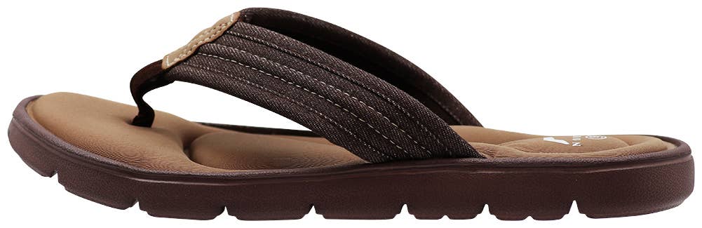 NORTY Mens Sandal, (12125) Brown Tan