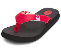 Floopi Women's Bella Yoga Mat Thong Sandal (Red/Anchor 518)