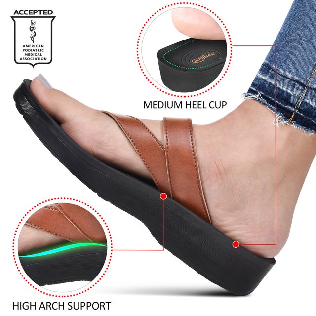 Aerothotic - Glen Casual Thong Women’S Walking Sandals - (L0329)