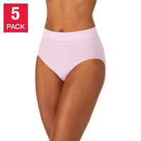Carole Hochman Ladies' Seamless Brief - Assorted Colors (5-Pack)