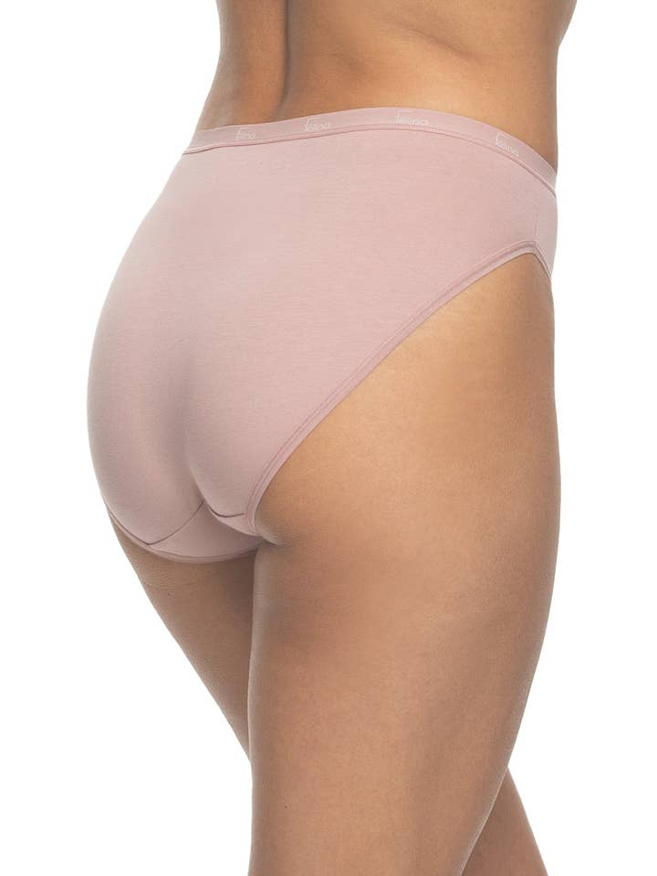 Felina | Signature Cotton Hi-Cut - Rose Hues # 276 (5-Pack)