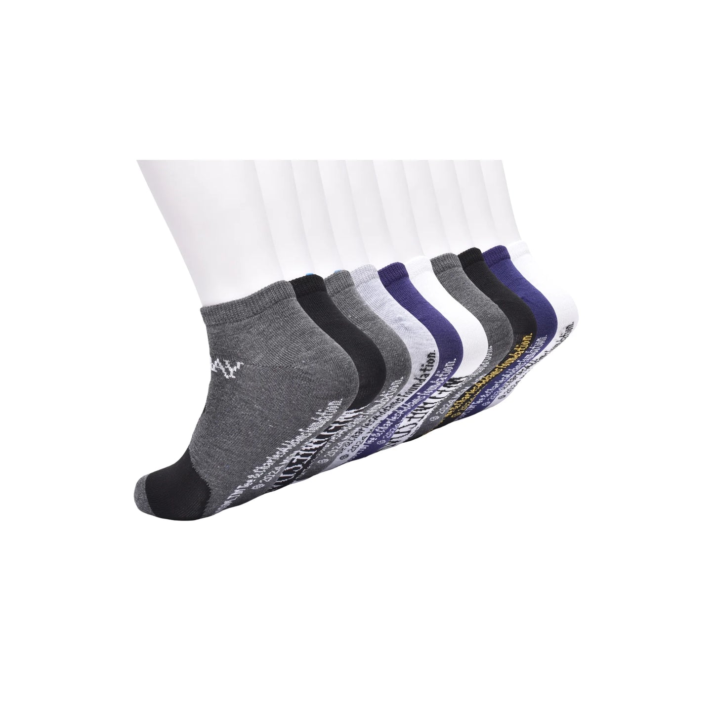Wednesday Women's  Low-Cut Socks (10-Pack) Sock Size (4-10)