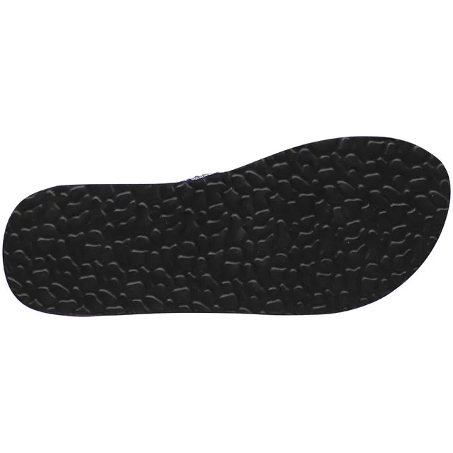 NORTY Womens Flip Flops Adult Female Sandals Black Gem (12055)