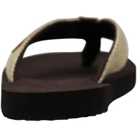 Norty Men's Soft EVA Flip Flop Thong Sandal Shoe - (Brown/Tan) (11060)