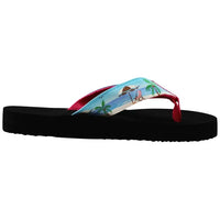 NORTY Womens Flip Flops Adult Female Beach Thong Sandals Black Shore (12251)